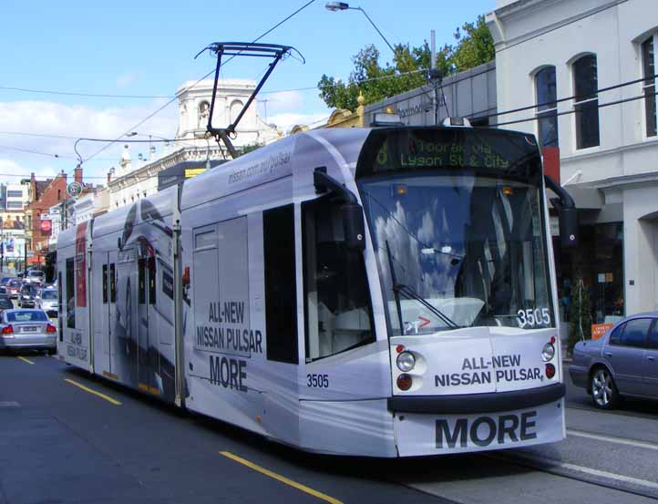 Yarra Trams Combino Nissan Pulsar 3505